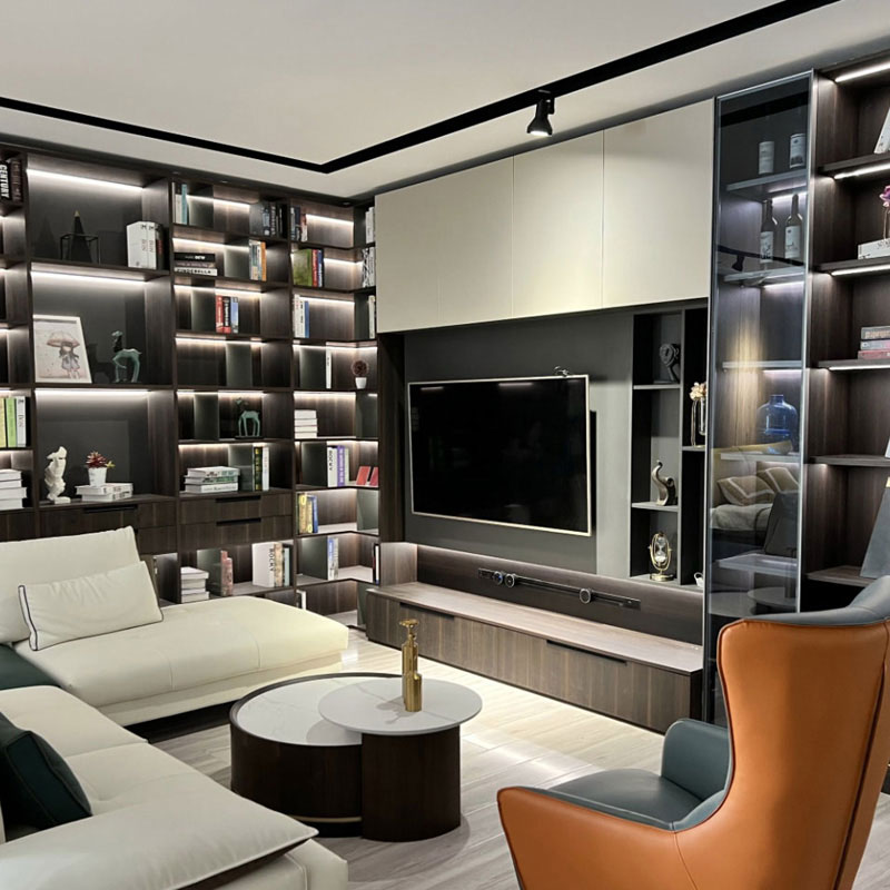 Armários de armazenamento da sala de estar