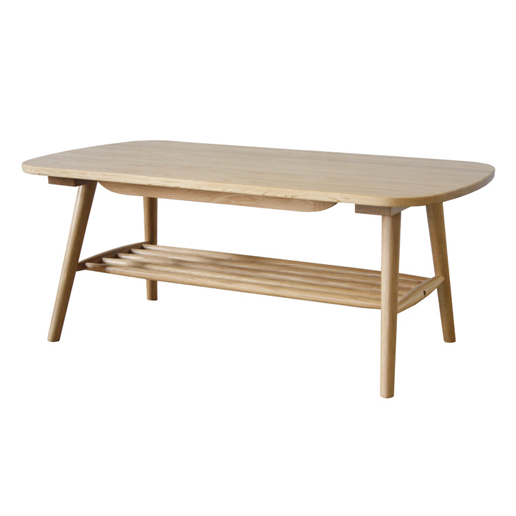 Conjunto de mesa de café de carvalho